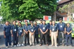 Para Pramudi Angkutan Pengumpan Trans Sarbagita KOota Denpasar dengan seragamnya